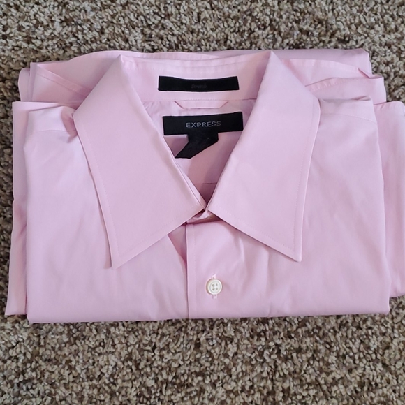Express Other - Mens Light Pink Express Dress Shirt Stretch